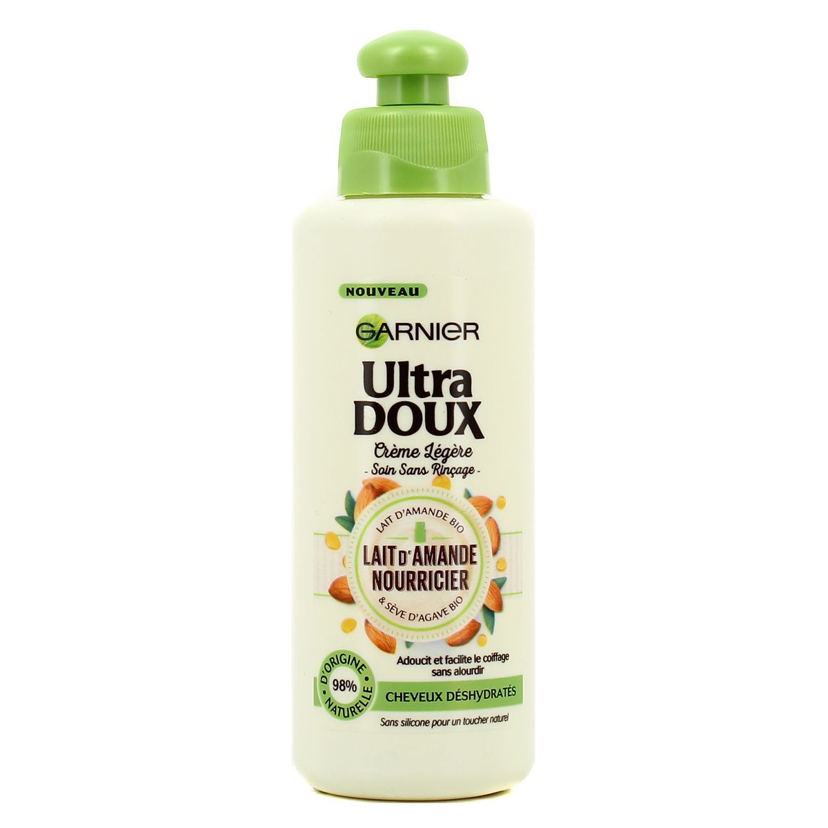 Garnier ultra doux - Crème soin sans rinçage Lait d'amande nourricier - 200 ml